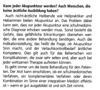 heilpraktiker akupunktur