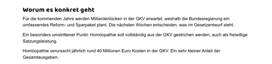 homöopathie